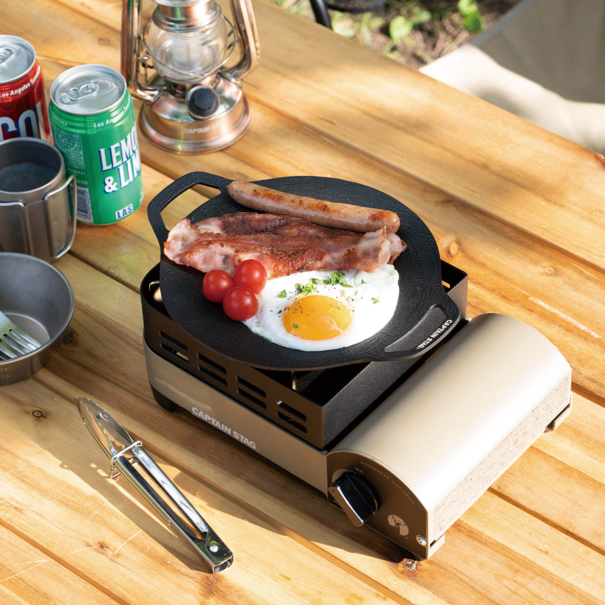 CAPTAIN STAG（キャプテンスタッグ） グリドル 20cm ラウンド グリル