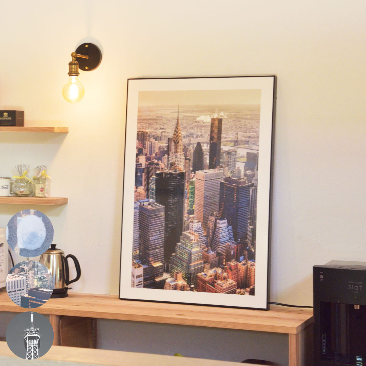 東谷 アートパネル 60×90cm 風景 （ グラフィックパネル デザイン