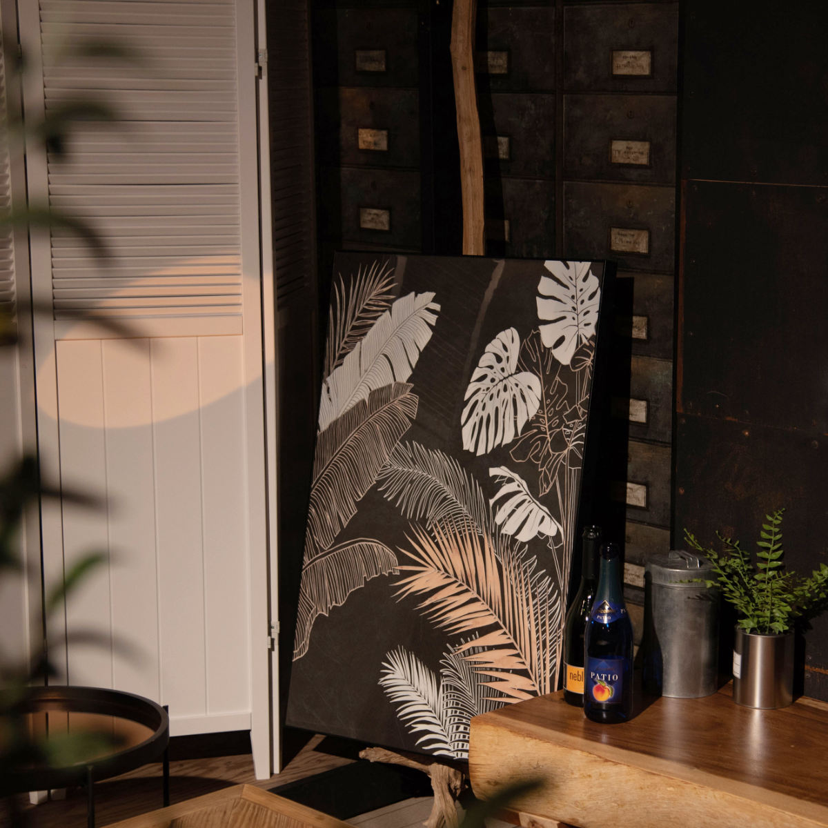 東谷 アートパネル 60×90cm 植物 （ グラフィックパネル デザイン