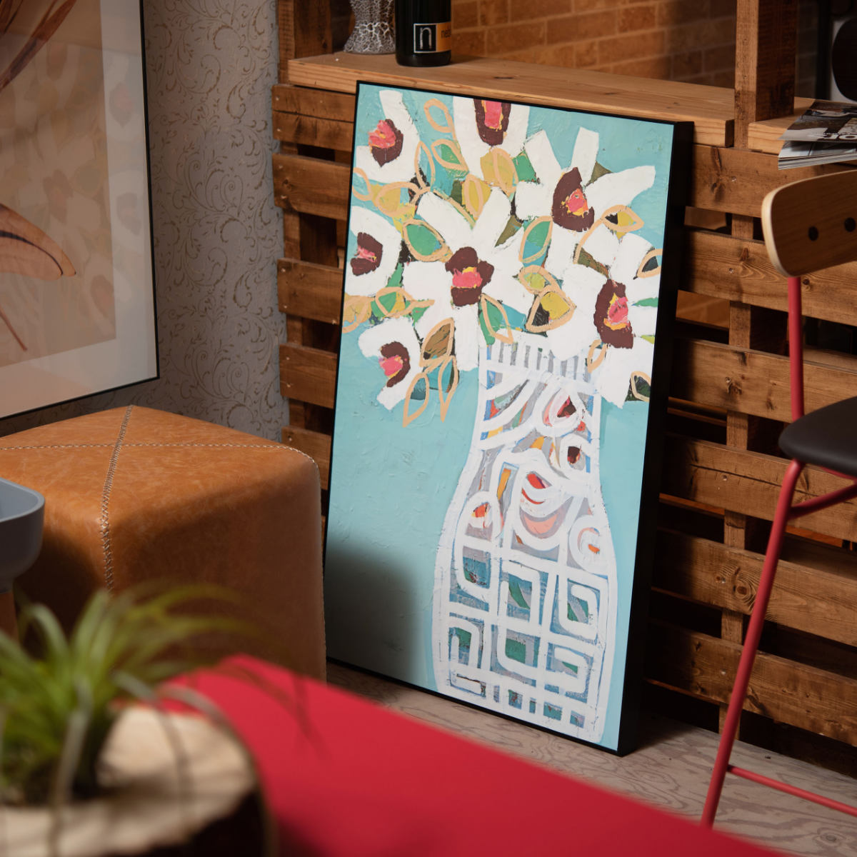 東谷 アートパネル 60×90cm 植物 （ グラフィックパネル デザイン