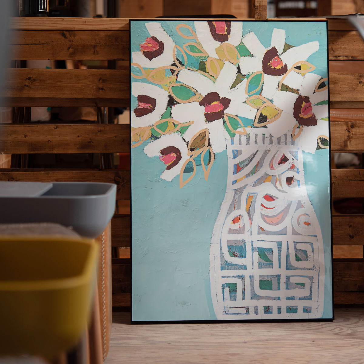 東谷 アートパネル 60×90cm 植物 （ グラフィックパネル デザイン