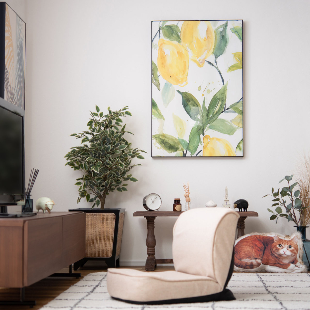 東谷 アートパネル 60×90cm 植物 （ グラフィックパネル デザイン