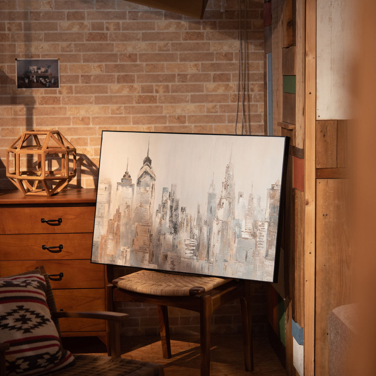 東谷 アートパネル 60×90cm 抽象 風景 （ グラフィックパネル デザイン