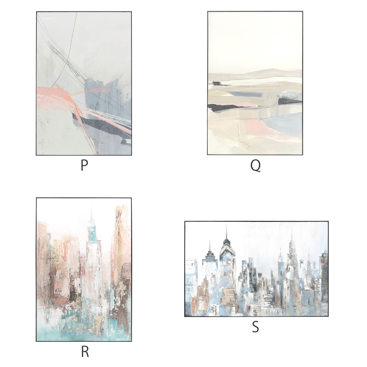 東谷 アートパネル 60×90cm 抽象 風景 （ グラフィックパネル デザイン