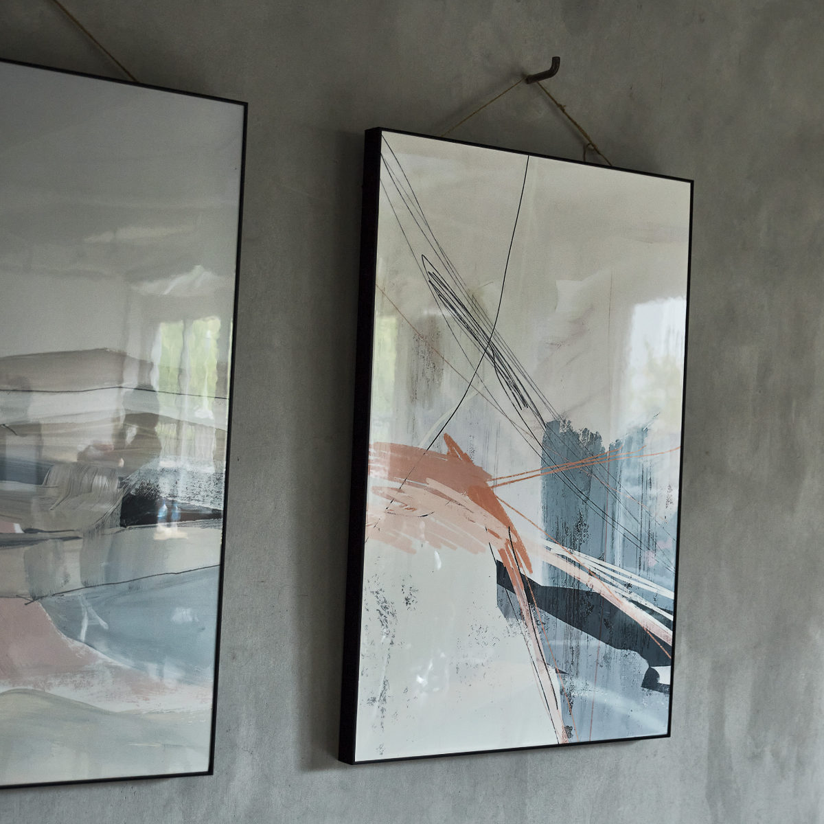 東谷 アートパネル 60×90cm 抽象 風景 （ グラフィックパネル デザイン