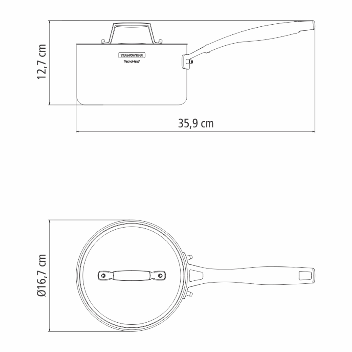 ☆未使用☆トラモンティーナ グラーノ ソースパン 片手鍋 16cm ステンレス製 楽天市場】ソースパン 16cm IH対応 ステンレス製 グラーノ 片手鍋 ト