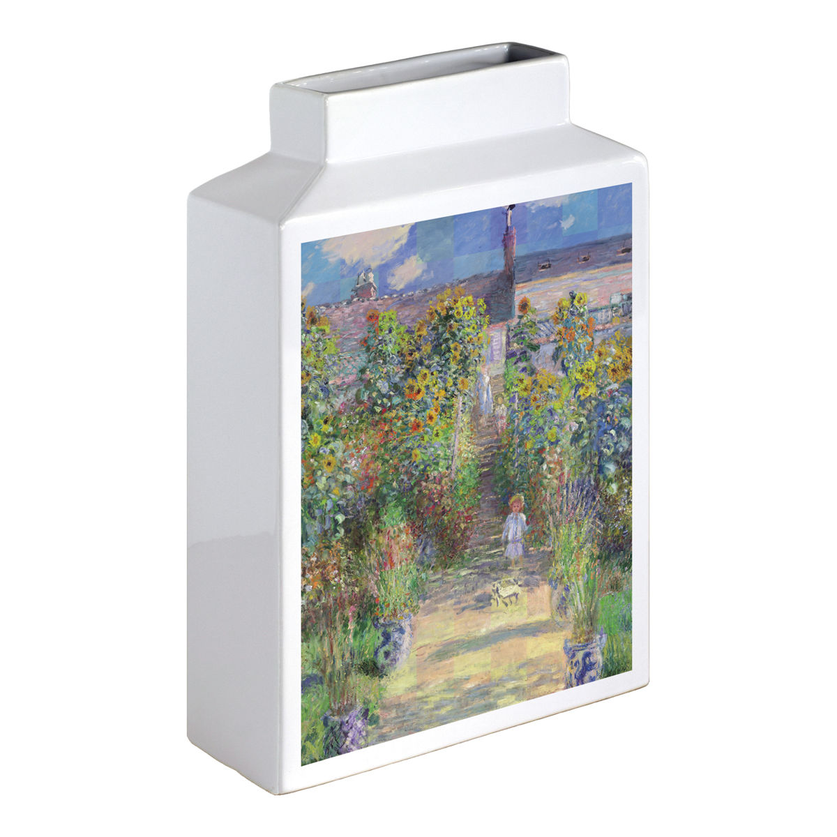 花瓶 名画モザイクアートシリーズ M 縦 （ フラワーベース 花びん 花器