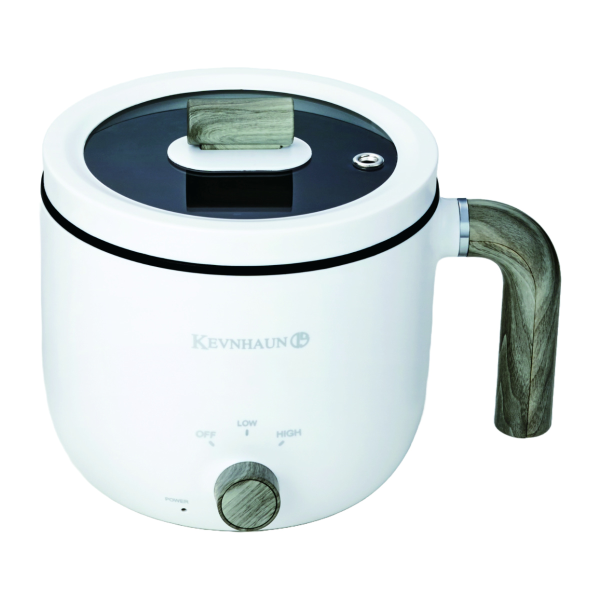 KEVNHAUN 電気マルチポット 1L 蒸し皿付き エッグスタンド付き 電気鍋