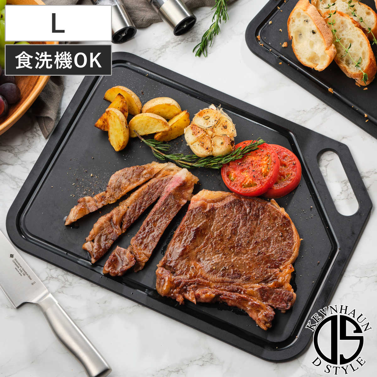 佐藤商事 KEVNHAUN カッティングボード L ウッドファイバー 食洗