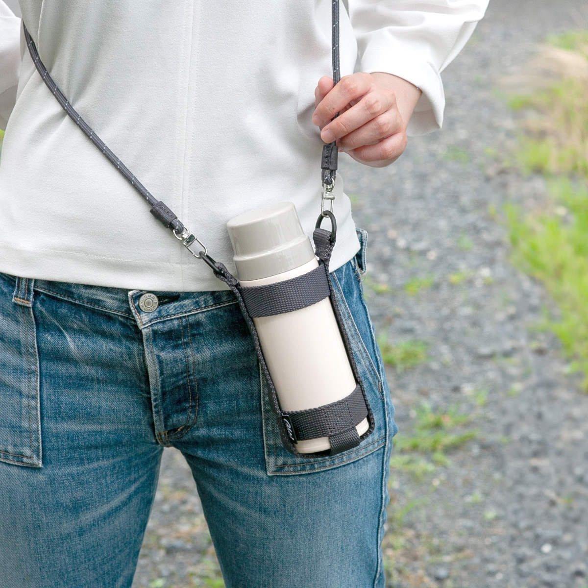 Reach Will 水筒 480ml おでかけマグ ボトルホルダー付 （ 保温 保冷