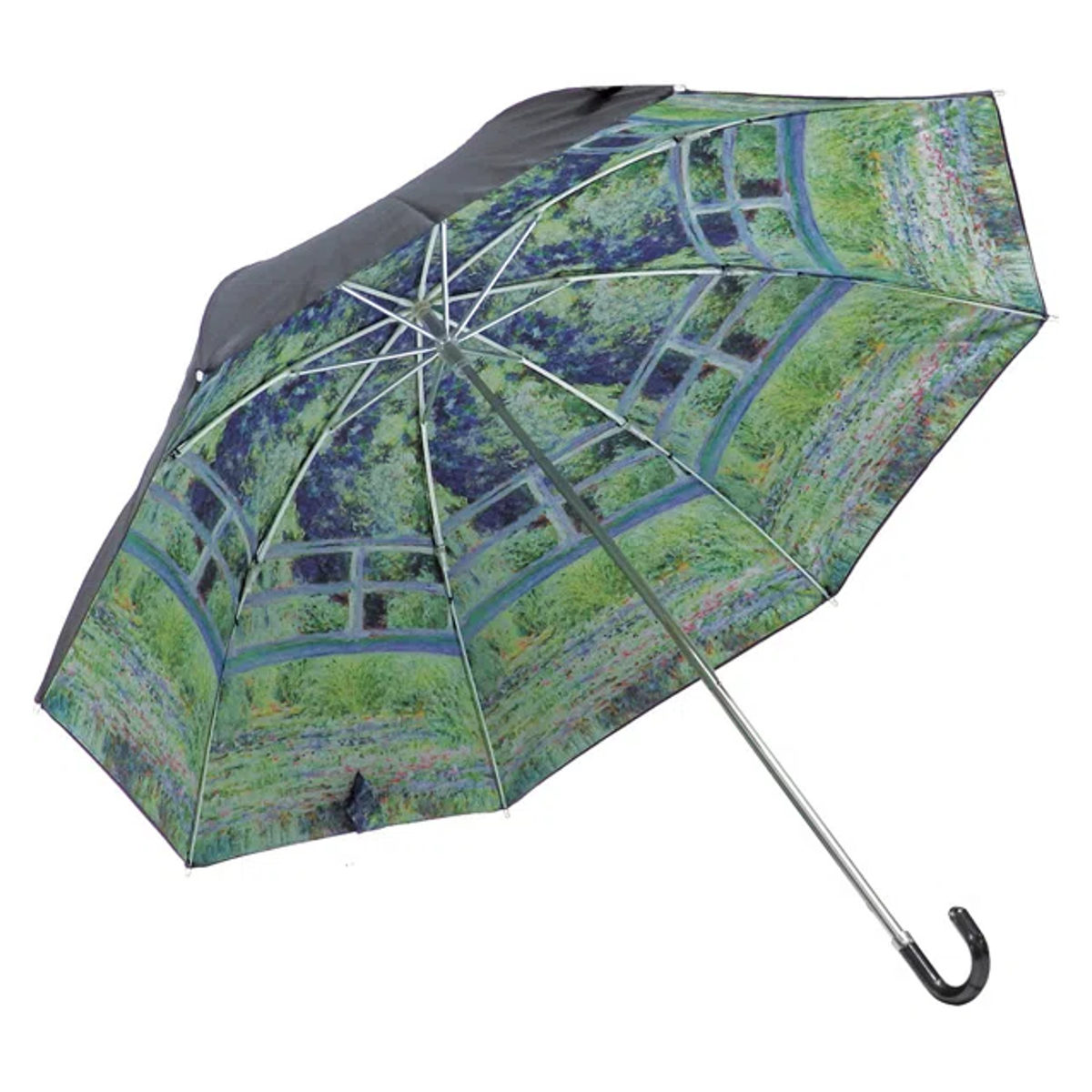 折りたたみ傘 晴雨兼用 名画折りたたみ傘 モネ （ 傘 かさ 名画 名画