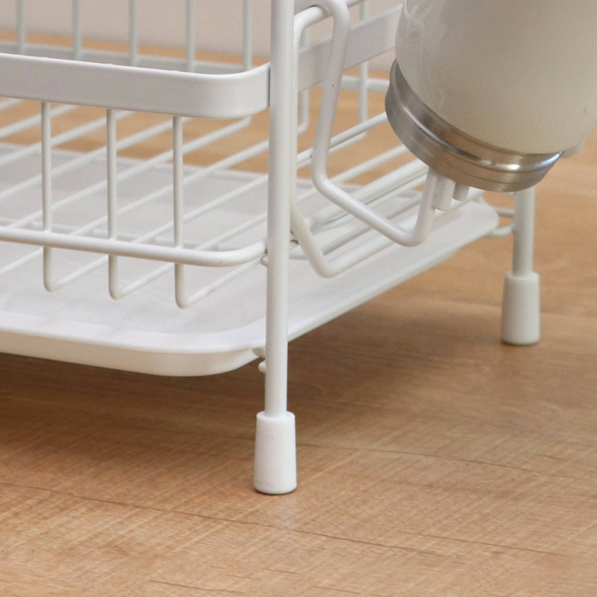 パール金属 水切りラック モデリエ 2段式水切りバスケット スリム