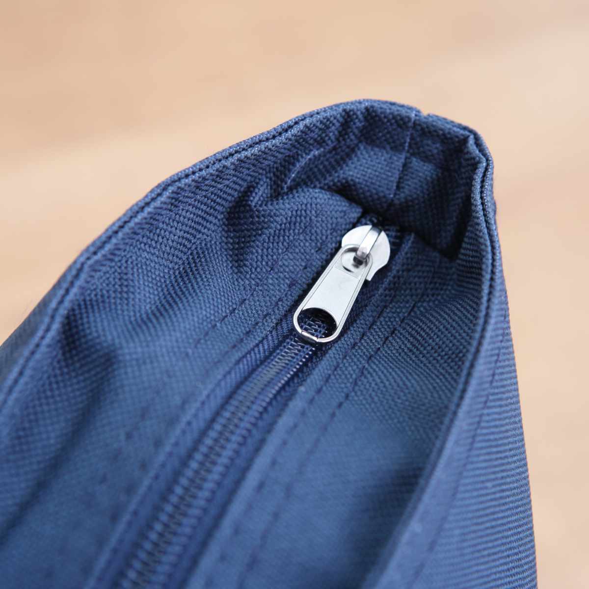 エコバッグ 保冷 14L トートバッグ ネイビー バイカラー ファスナー