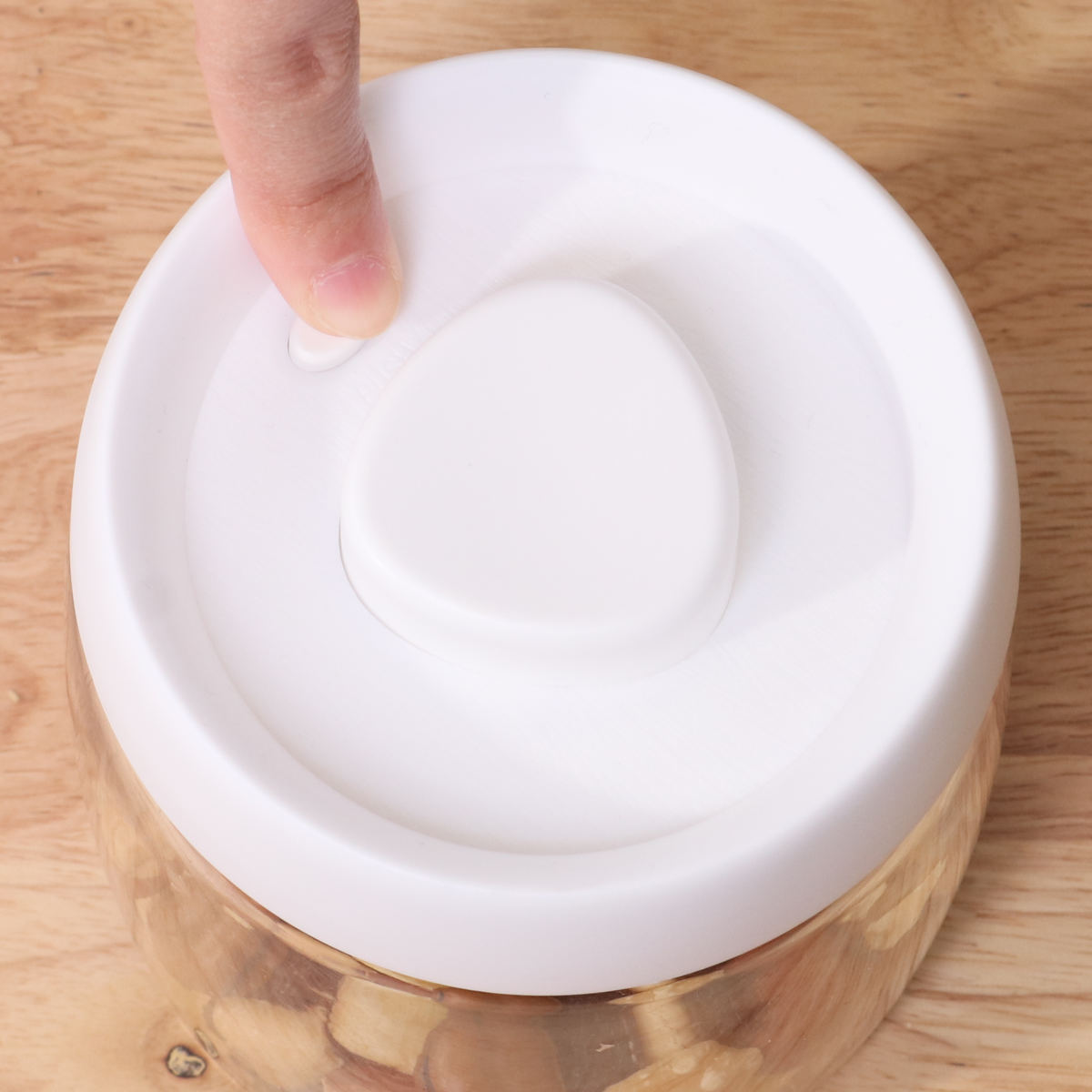 不二貿易（Fuji Boeki） 保存容器 800ml PUSH 空気が抜ける