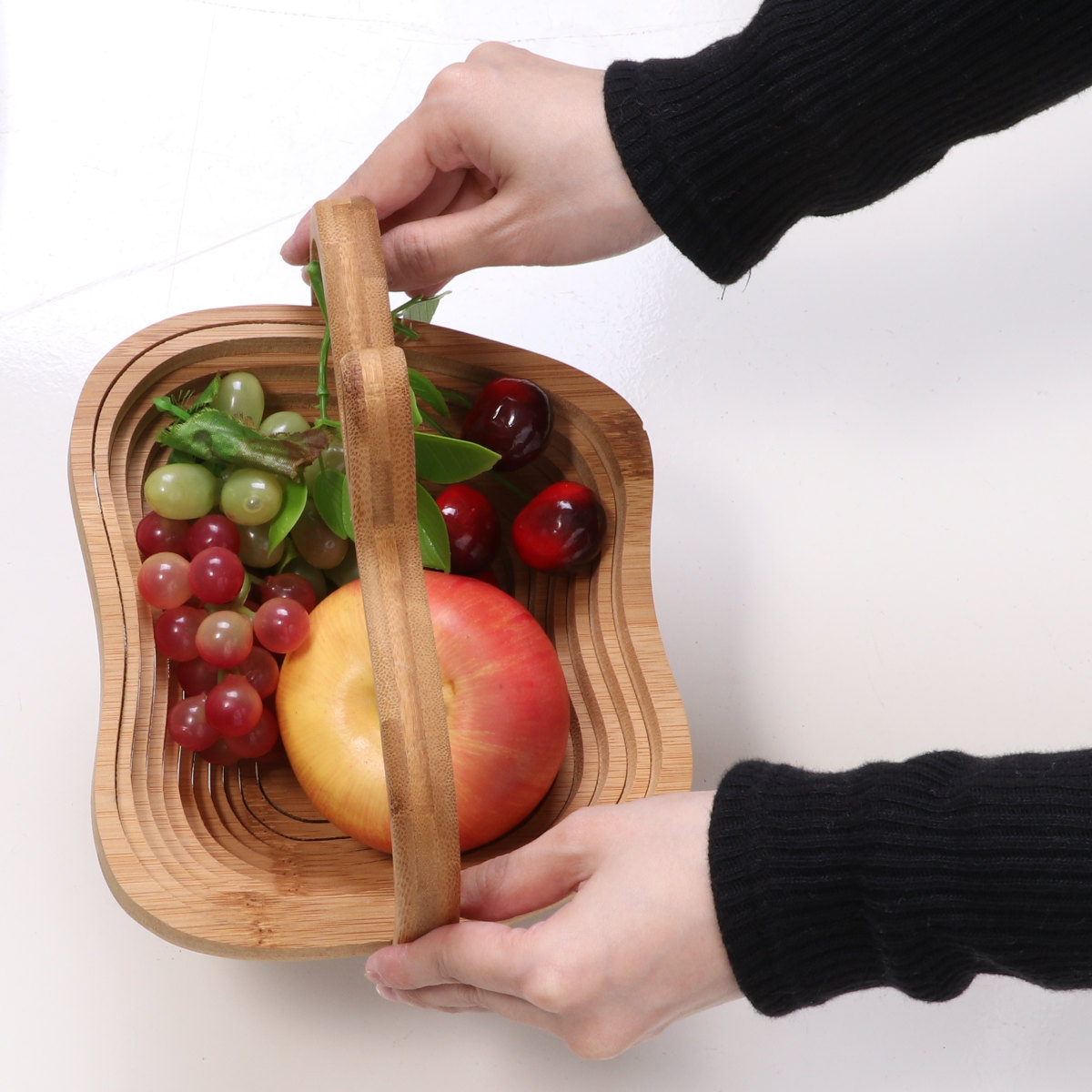 不二貿易（Fuji Boeki） キッチンバスケット りんごバスケット S