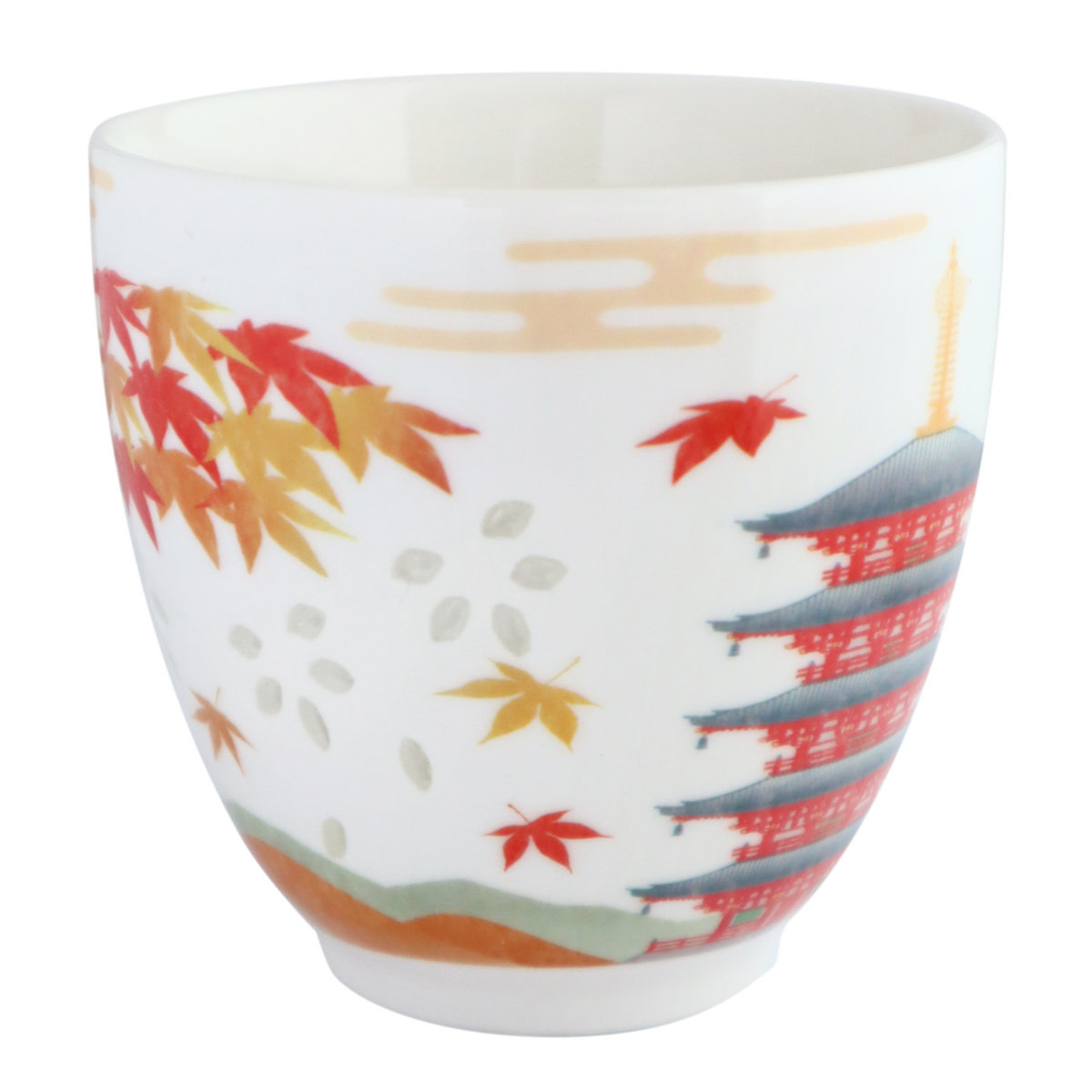 アルタ 湯呑み 200ml いろあかり 磁器 （ 食洗機対応 電子レンジ対応