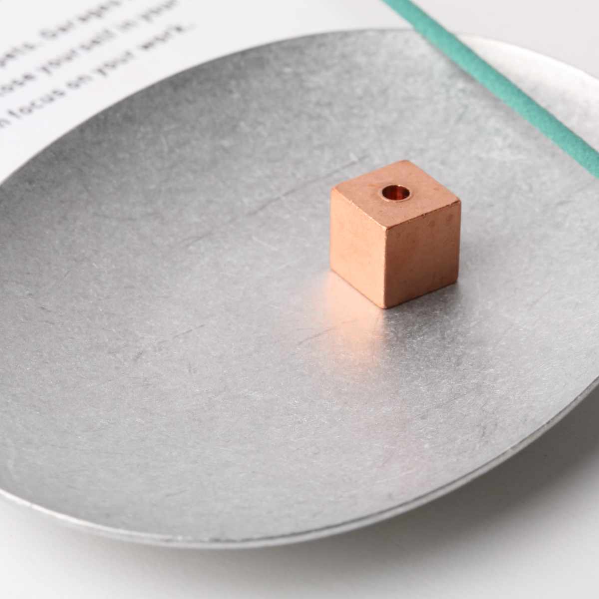 香立 HOME FRAGRANCE TOOL 金属製香皿香立てセット アルミ （ 香立て