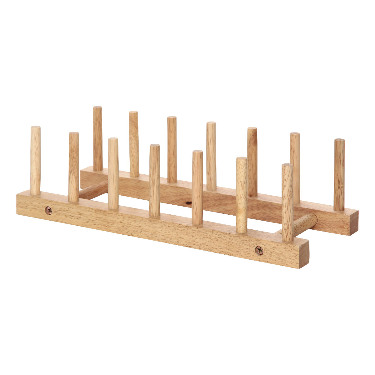 不二貿易（Fuji Boeki） ディッシュラック 木製 ディッシュスタンド