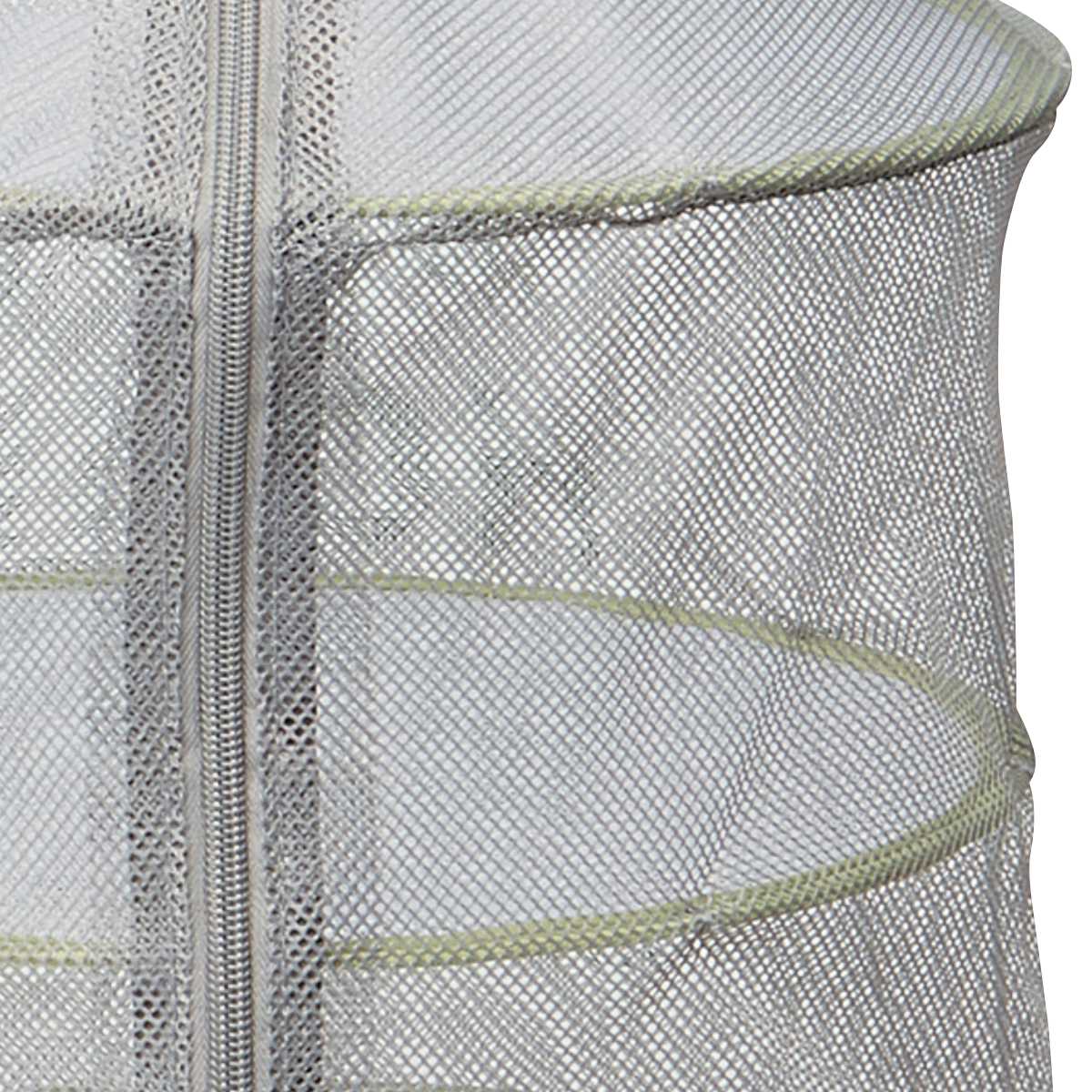 3段メッシュドライネット グレー スケーター 干し野菜ネット 3段 メッシュ （ ほしかご 干しかご 乾物