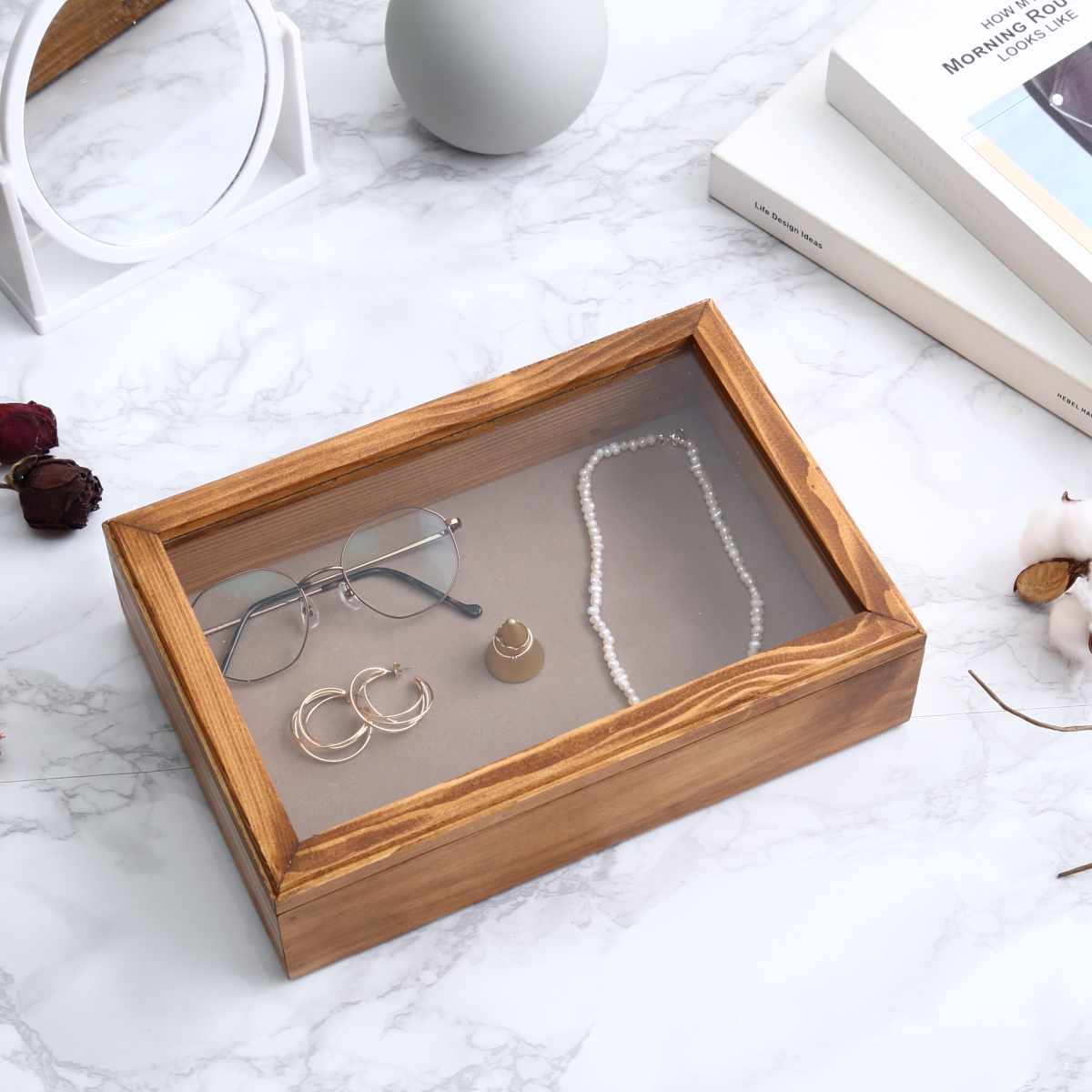 Creer アクセサリーケース ナインマーケ パイン スタッキング