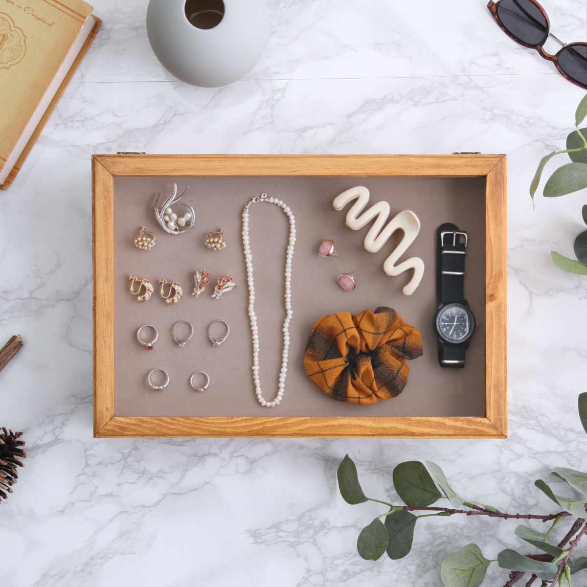 Creer アクセサリーケース ナインマーケ パイン スタッキング