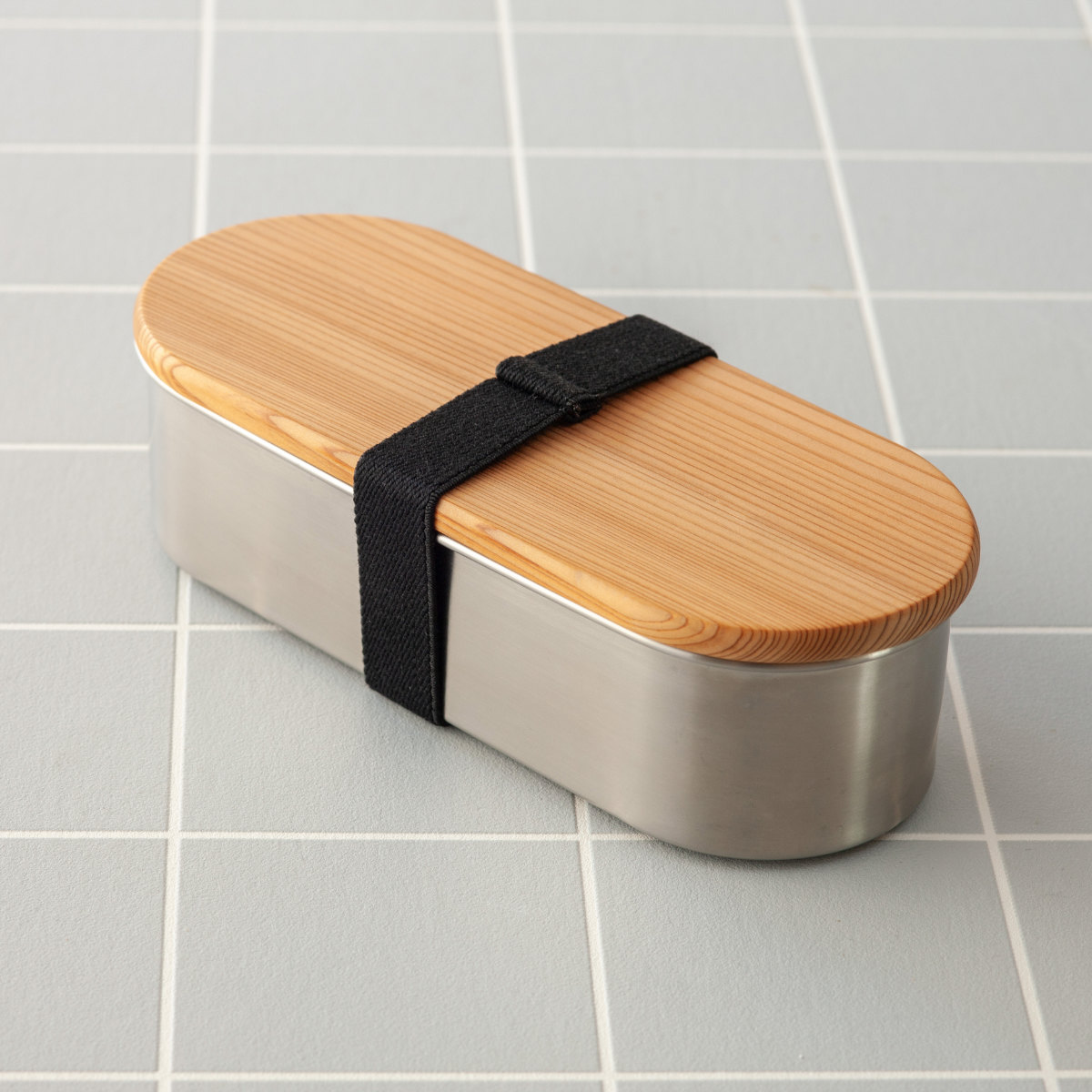 工房アイザワ 弁当箱 1段 570ml HANAKO 木蓋つきフードボックス