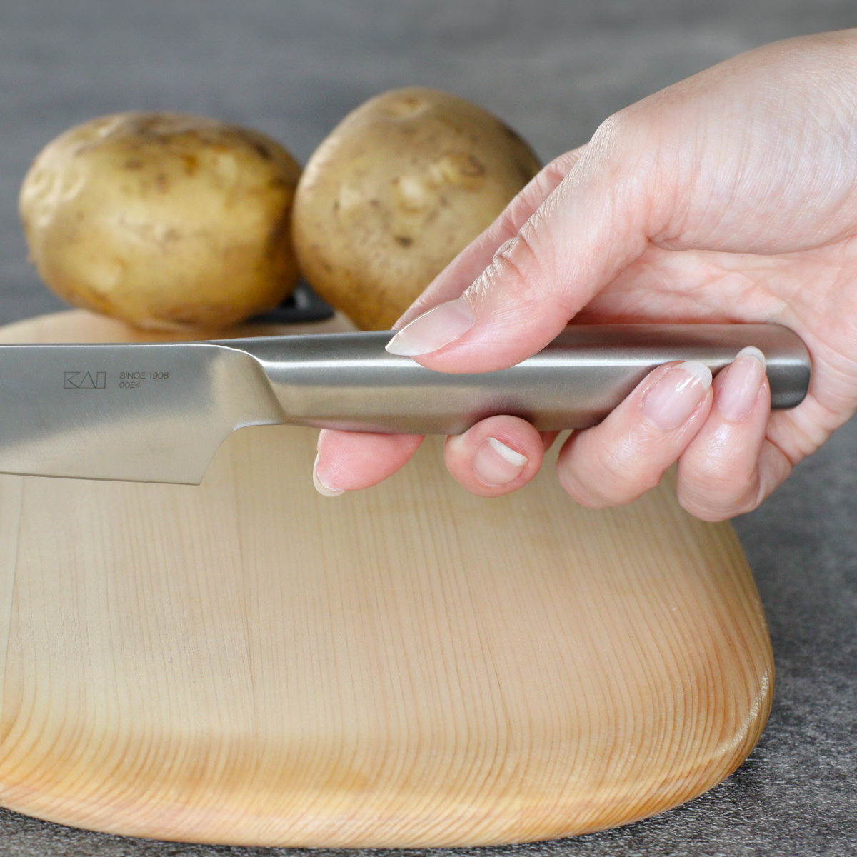 関孫六 包丁 12cm オールステンレス サヤ付き コンパクトナイフ 日本製