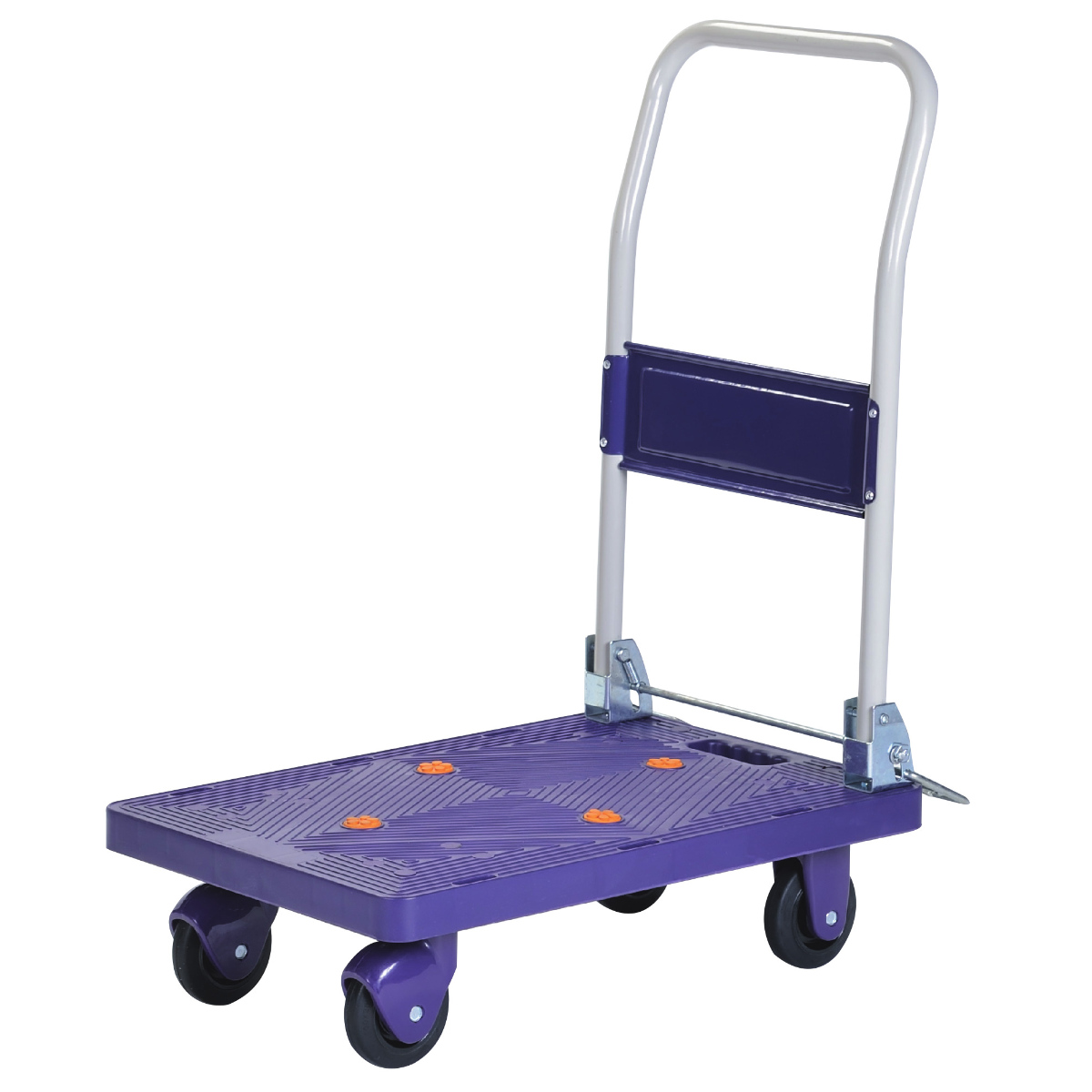 台車 自立式樹脂台車 静音 120kg （ 折りたたみ 丈夫 運搬 荷物 耐荷重