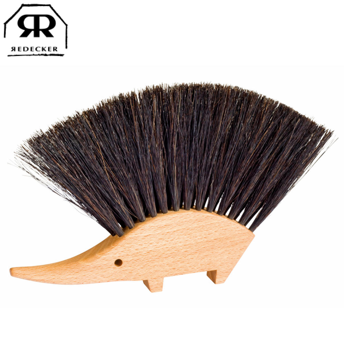 Redecker レデッカー ハリネズミのテーブルブラシ 馬毛 卓上用 （ 卓上ブラシ 卓上掃除 ハリネズミ おしゃれ かわいい ）