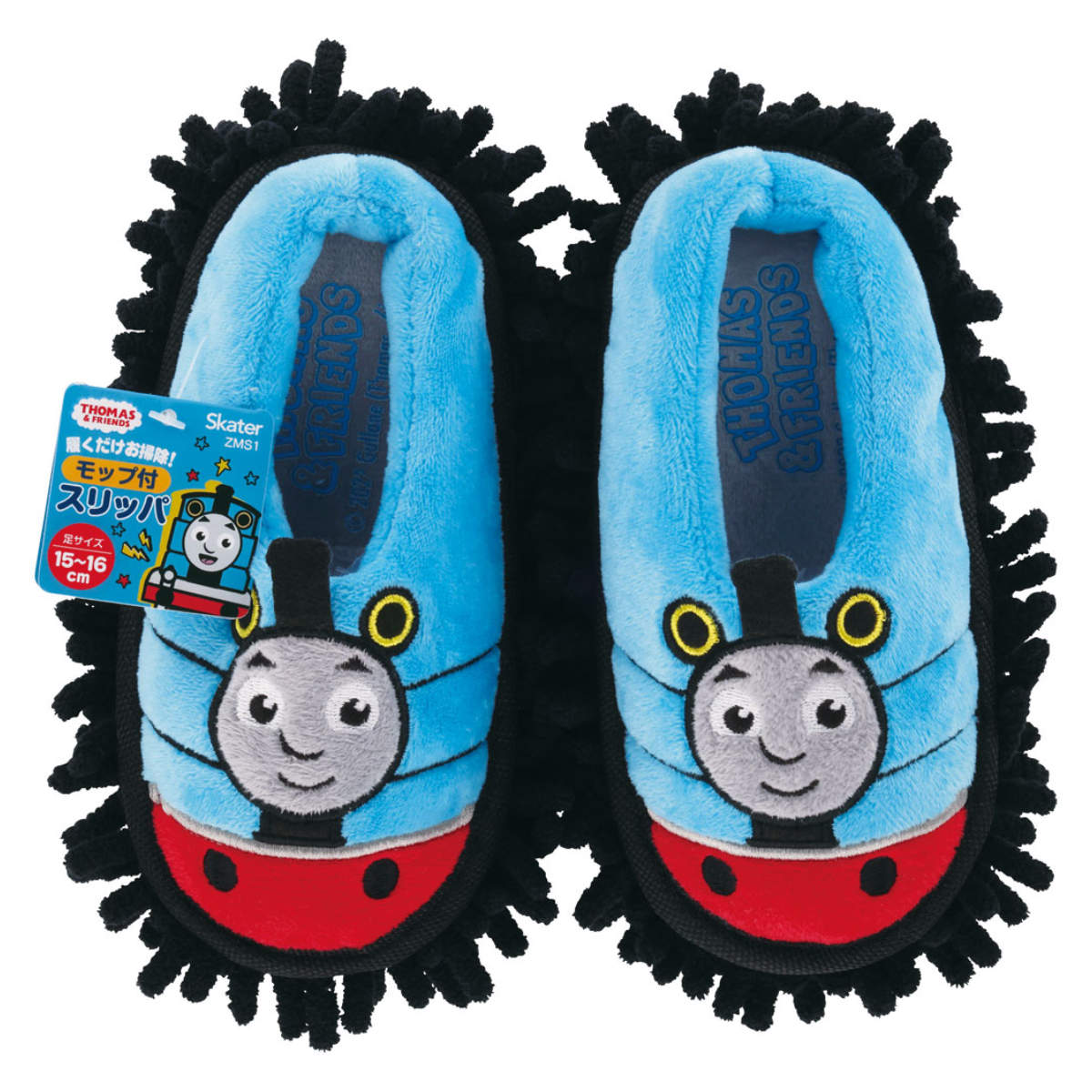 スケーター お掃除スリッパ モップ付き スリッパ （ 洗える モップ