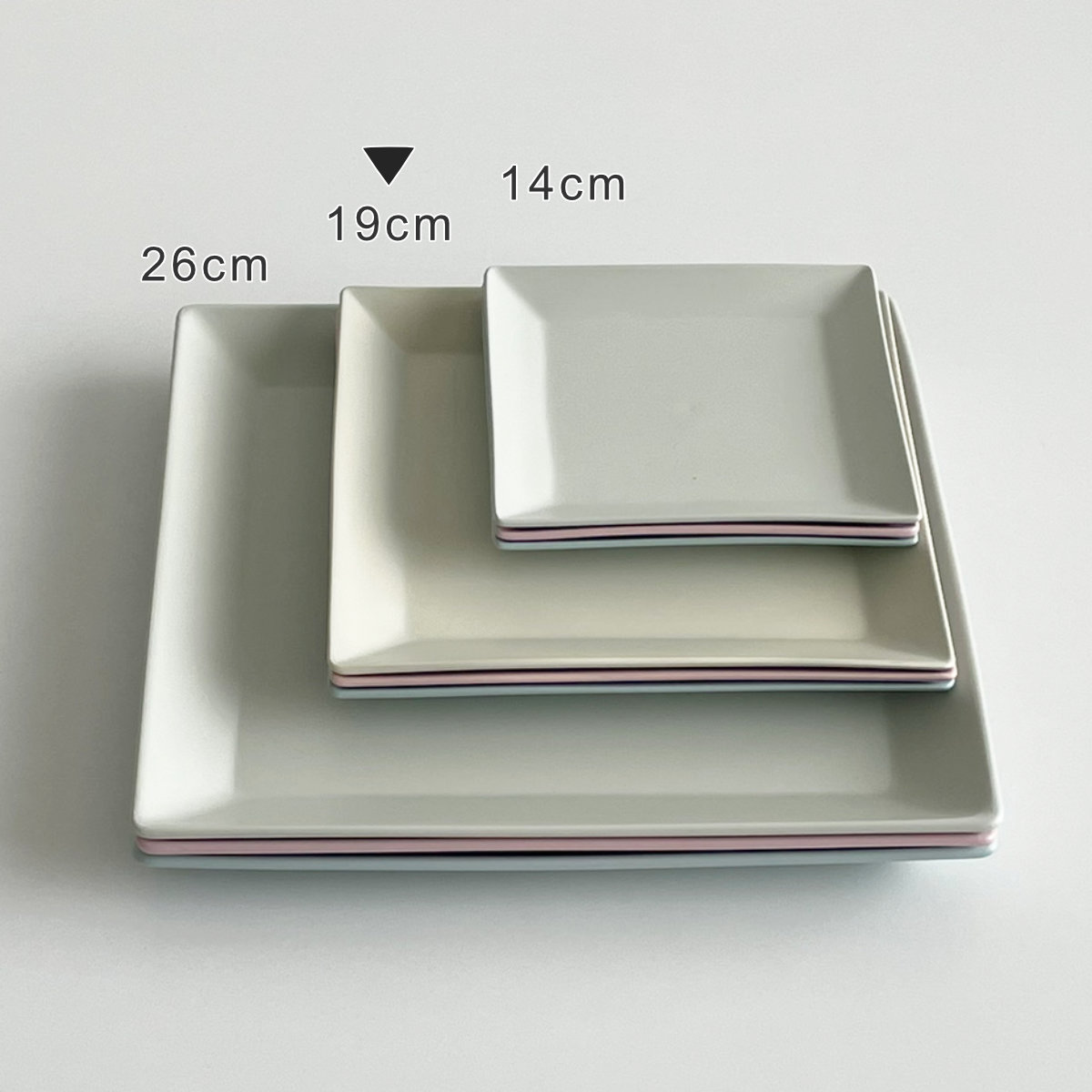 福井クラフト スクエアプレート 19cm プラスチック （ 食洗機対応 電子