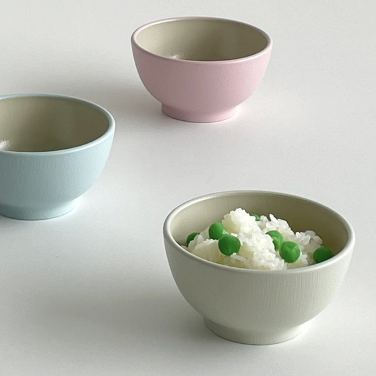 福井クラフト 茶碗 子ども用 10cm 木目調 （ 食洗機対応 電子レンジ