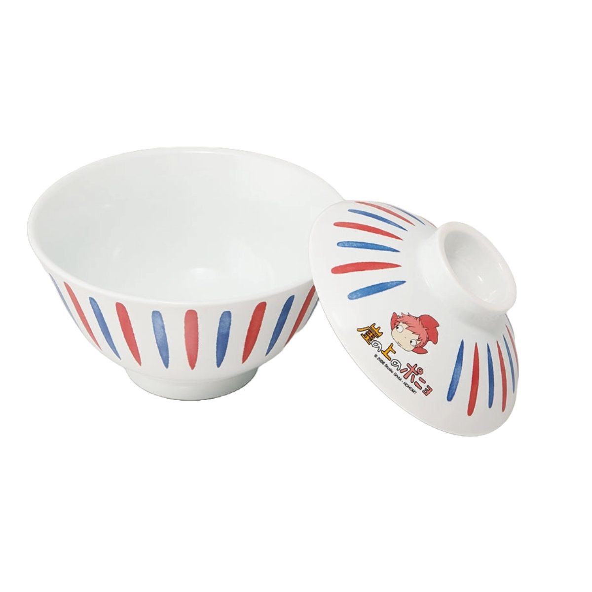 スケーター どんぶり フタ付き 780ml 崖の上のポニョ 陶磁器 （ 食洗機