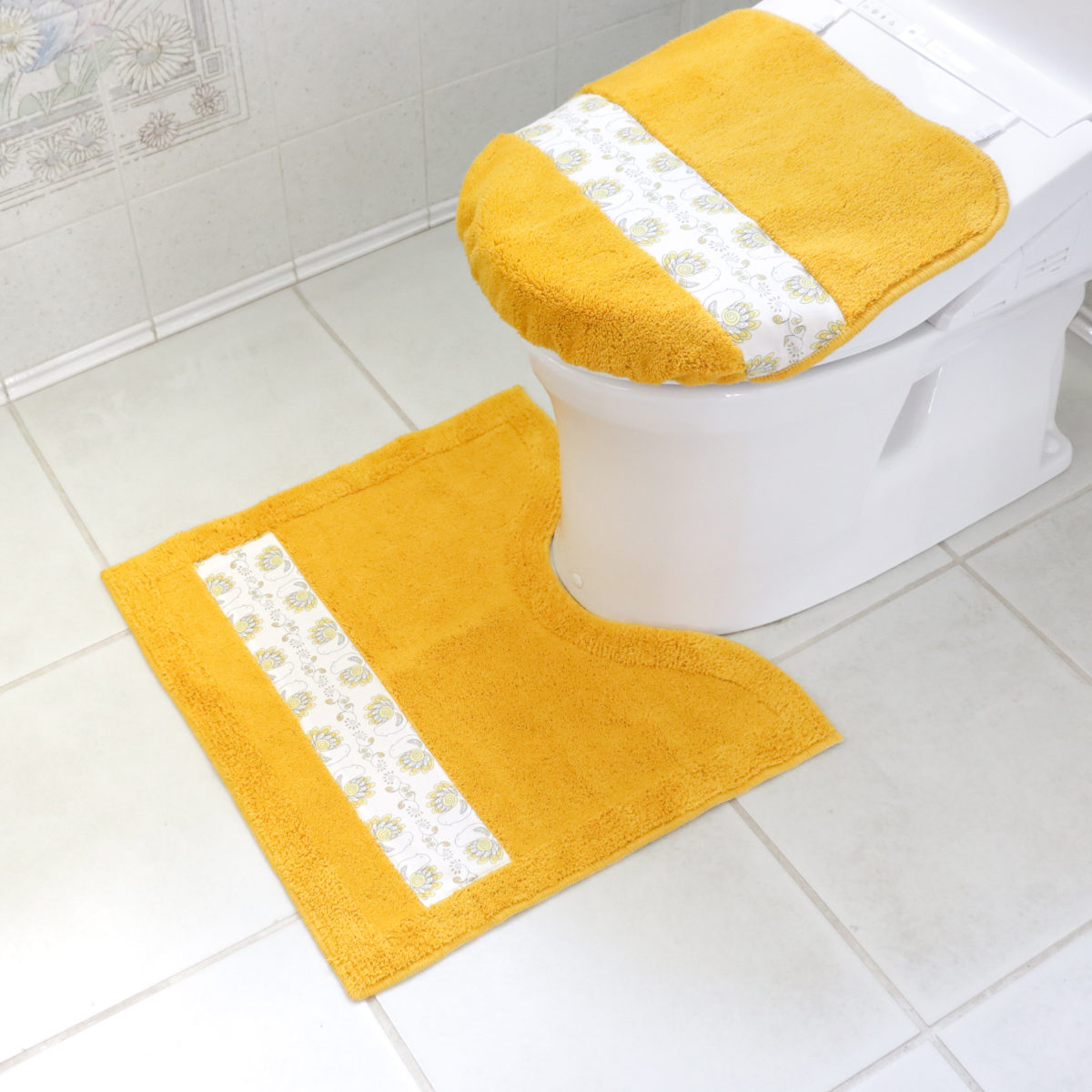 トイレマット ピックリンツ 55×60cm （ トイレ マット 抗菌 防臭 吸水
