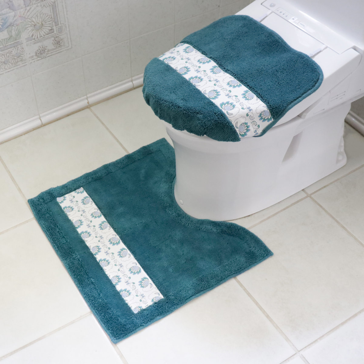 トイレマット ピックリンツ 55×60cm （ トイレ マット 抗菌 防臭 吸水