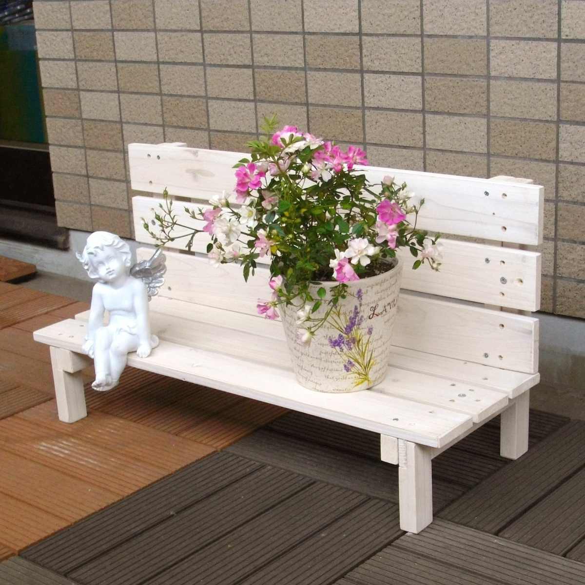 プランタースタンド 2ウェイフラワースタンド 2段 （ 花台 プランター