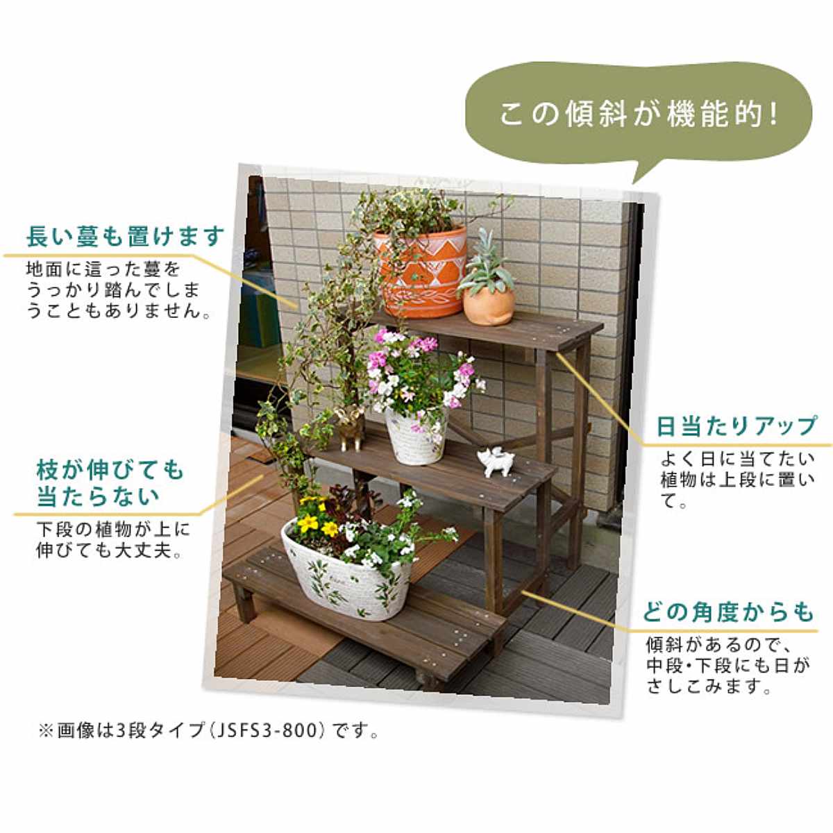 プラントスタンド 大小2点セット プランタースタンド おしゃれ フラワーテーブル 花台 2個セット