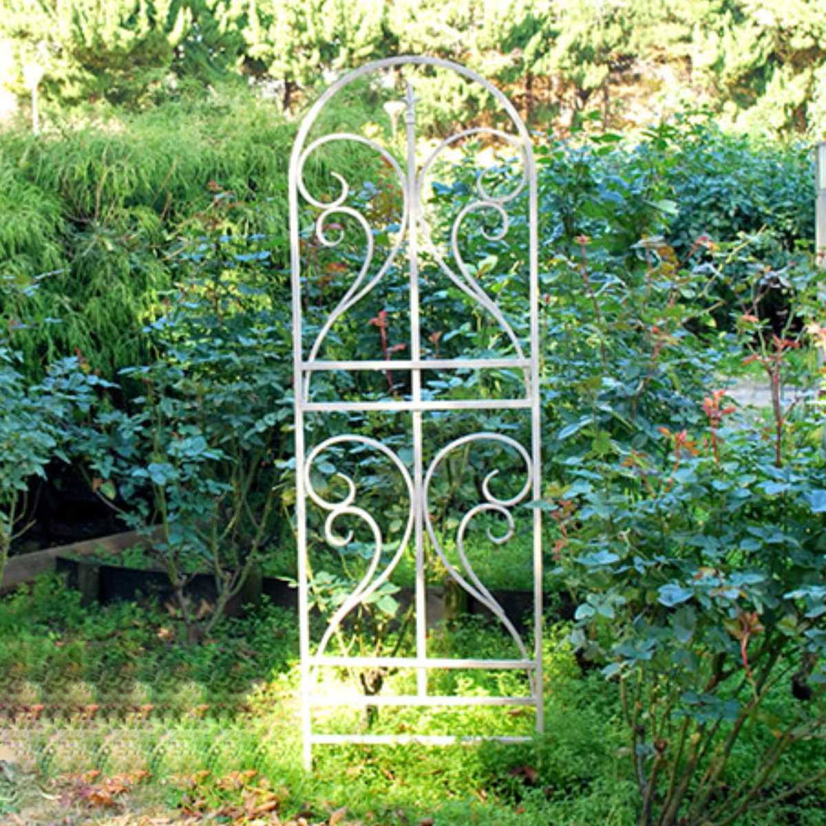 フェンス アイアントレリス フィニアル 高さ183cm 2枚組 （ アイアン