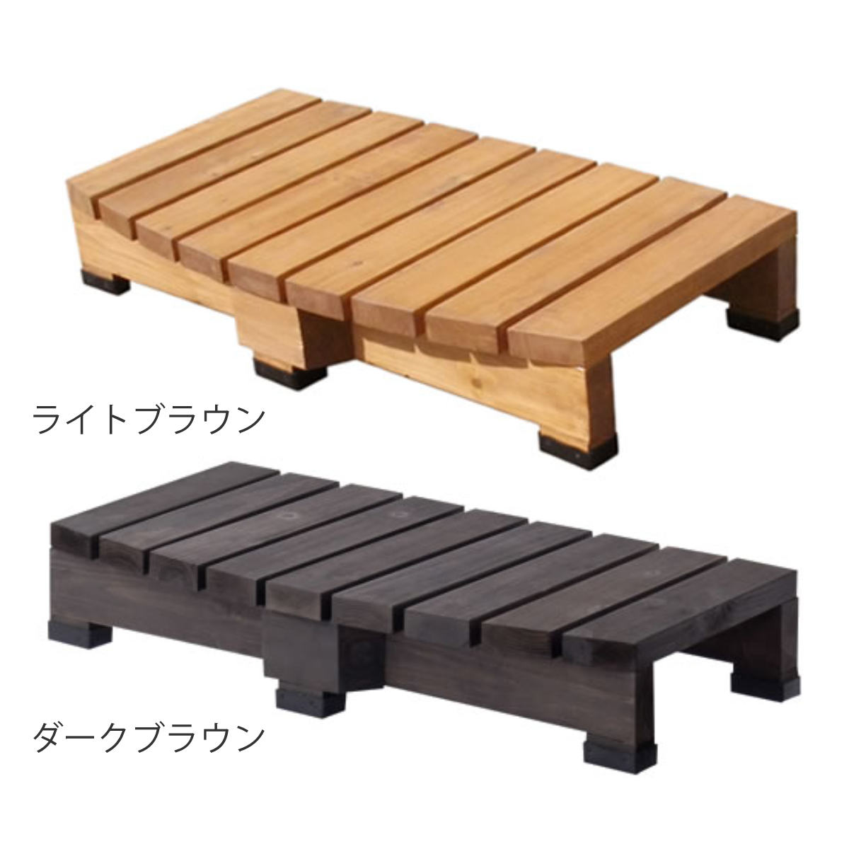 デッキ縁台 ステップ 幅90cm ウッドデッキ...の詳細画像2