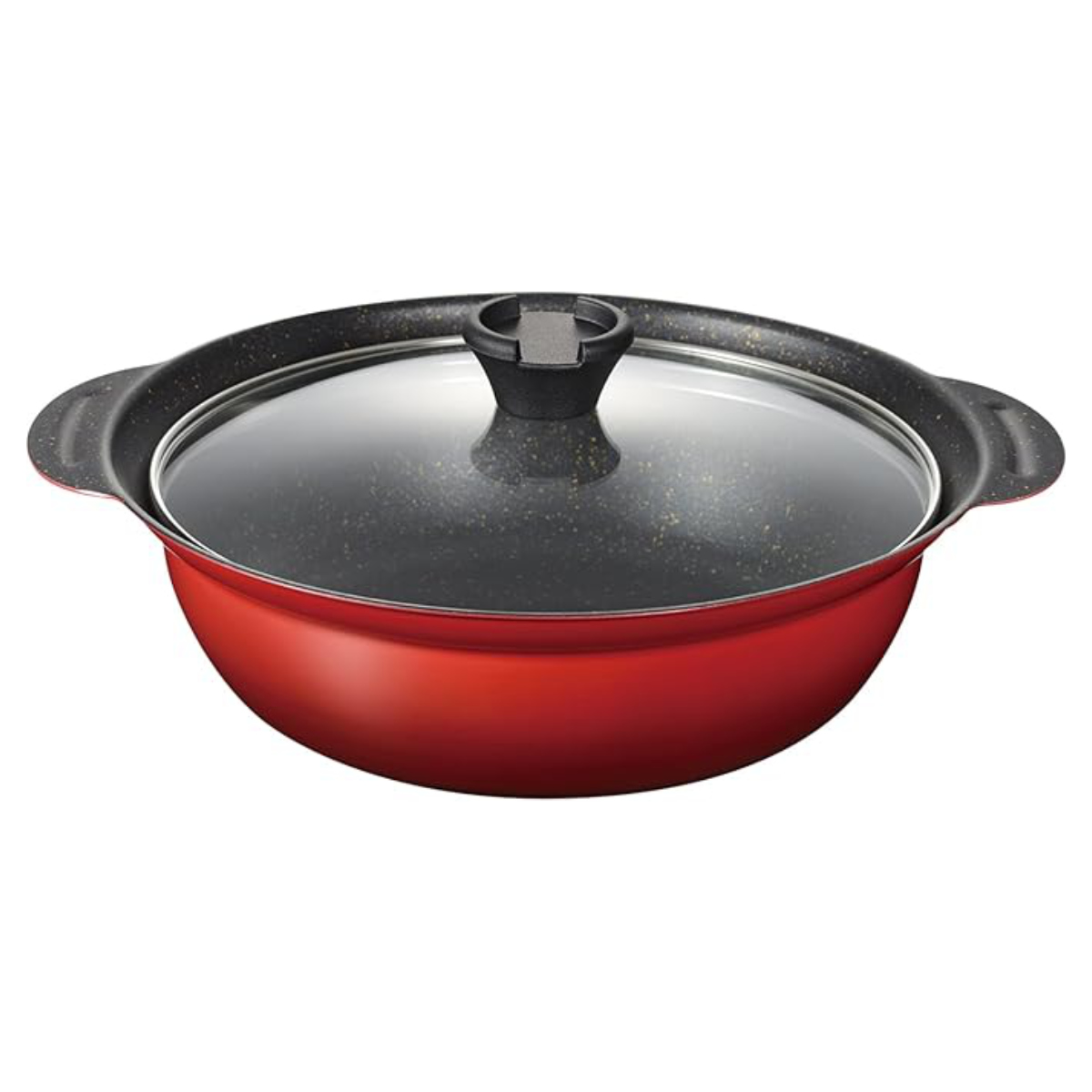 和平フレイズ 卓上鍋 27cm IH対応 ガラス蓋付き フチ付き なごみ丈膳