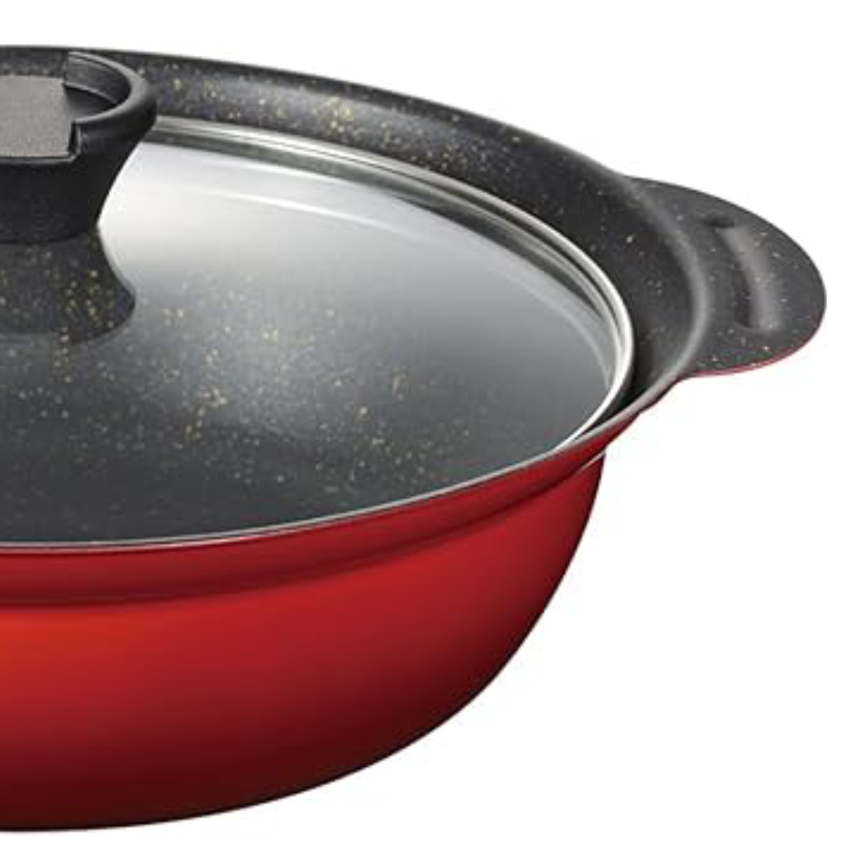 和平フレイズ 卓上鍋 27cm IH対応 ガラス蓋付き フチ付き なごみ丈膳