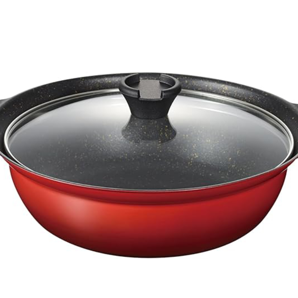 和平フレイズ 卓上鍋 27cm IH対応 ガラス蓋付き フチ付き なごみ丈膳