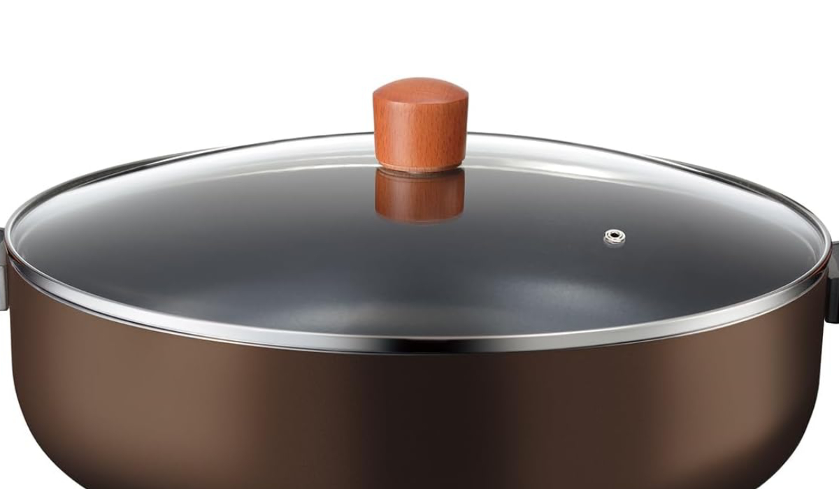 和平フレイズ 卓上鍋 32cm IH対応 ガラス蓋付き なごみ丈膳 大型鍋