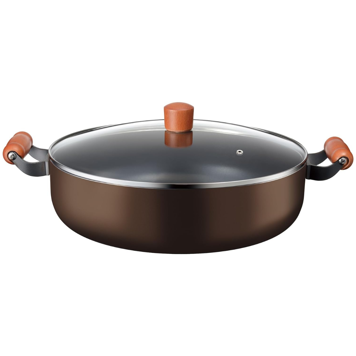 和平フレイズ 卓上鍋 32cm IH対応 ガラス蓋付き なごみ丈膳 大型鍋