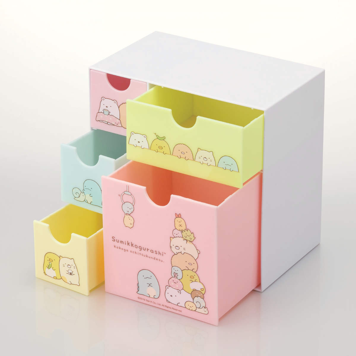 Skater｜スケーター 引き出しいっぱいチェスト ミニ カラフルピーチ25 スケーター カラフルピーチ 引き出しいっぱい ミニチェスト カラピチ