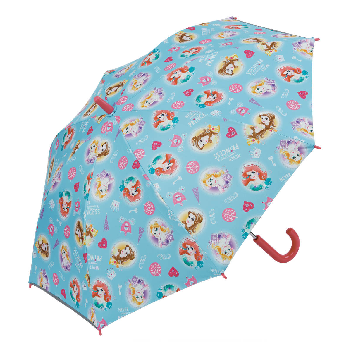 スケーター 傘 子供用 晴雨兼用 手開き 50cm 反射テープ付き