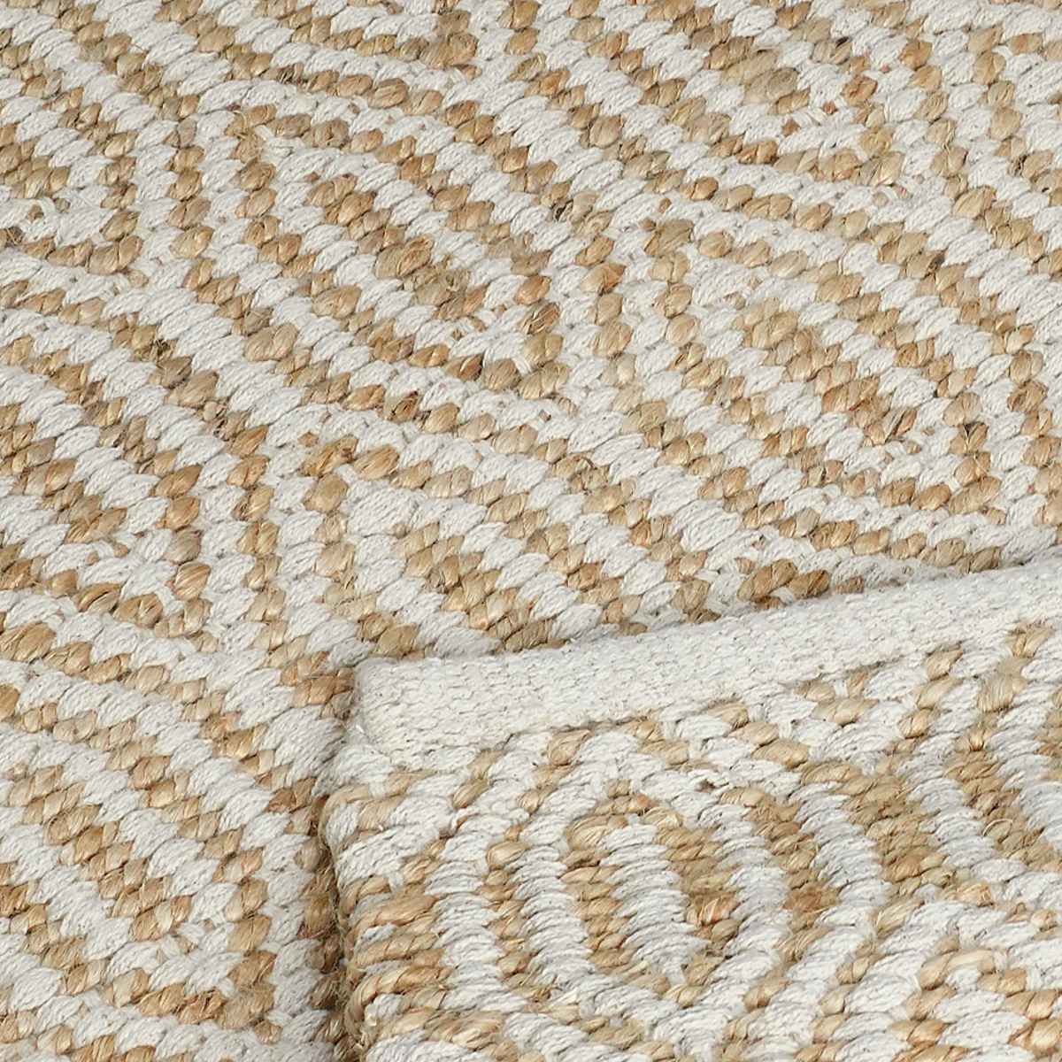 ラグ ジュートラグ 140×200cm ホットカーペット対応 （ ラグマット