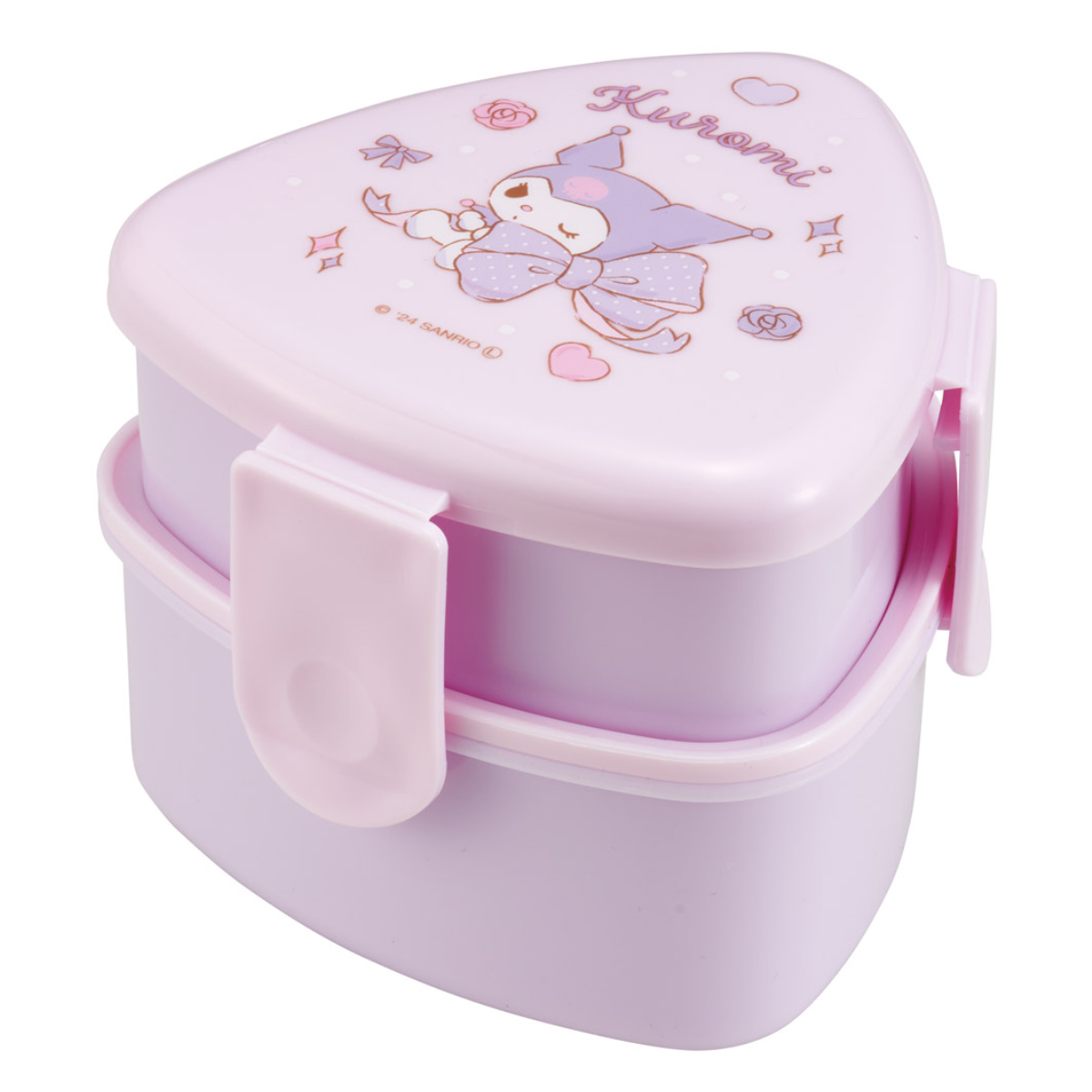 スケーター 弁当箱 2段 500ml 抗菌三角おにぎりランチボックス クロミ