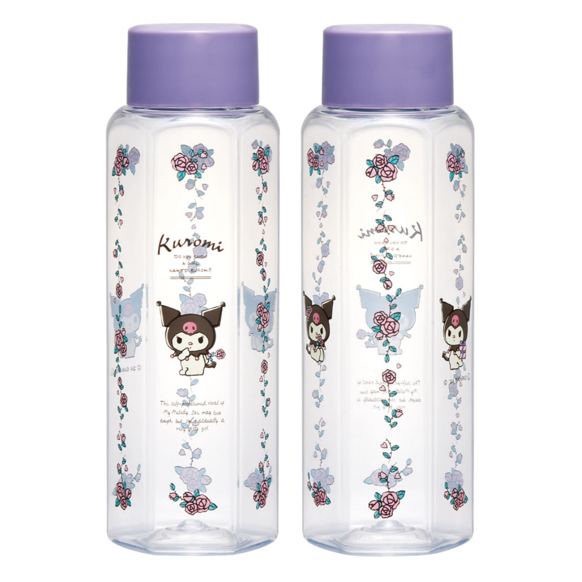 スケーター 水筒 350ml 六角ブローボトル クロミフラワーレトロ