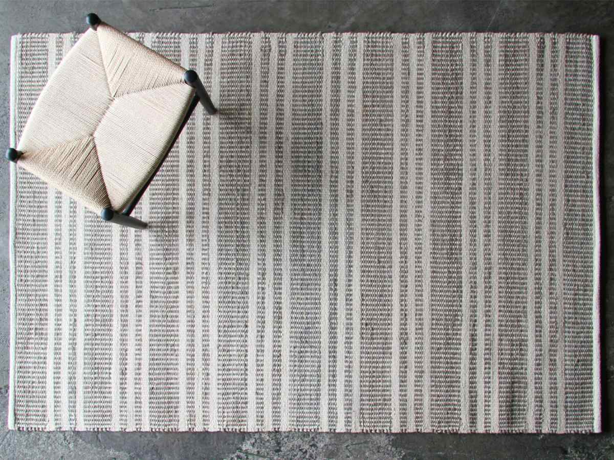 ラグ ジュートラグ 160×230cm ボーダー ホットカーペット対応